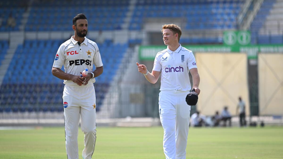 PAK vs ENG Live Score, 1st Test, Day 1: Pakistan crosses 250-run mark after Masood, Shafique score centuries